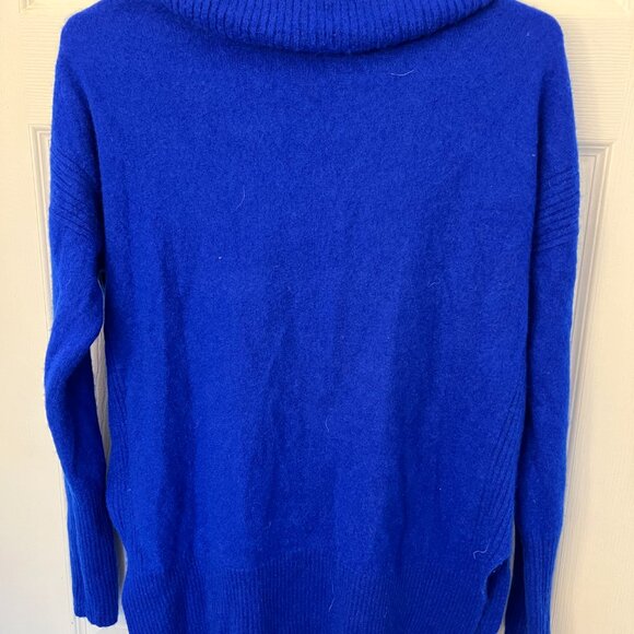 DIANE von Furstenberg Cashmere Blue Federal Monk Cowl Sweater - Picture 6 of 7